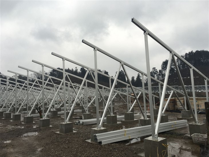 Solar Panel Mounting Cement Base