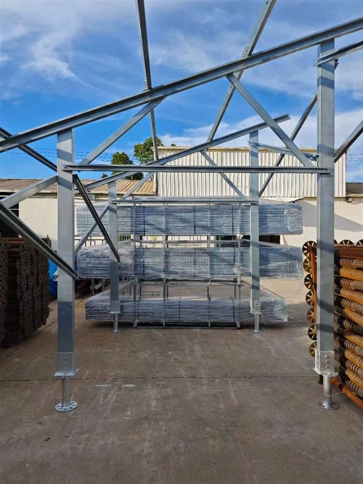 Ground Solar Racking HDG Steel factory