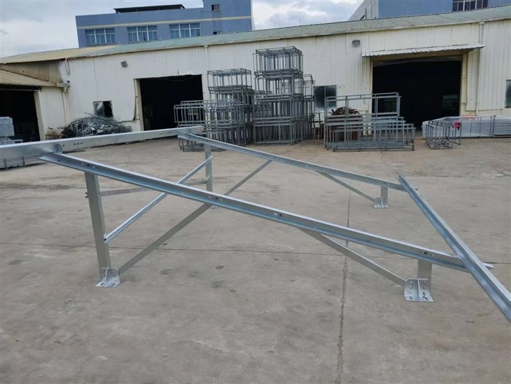 HDG Steel Ground Solar Structure factory