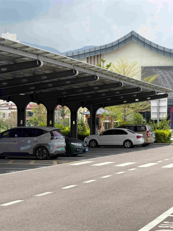 HDG Steel Solar Carport Structure high quality