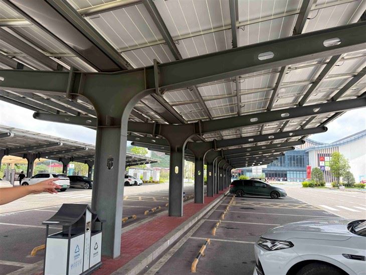 HDG Steel Solar Carport Structure high quality