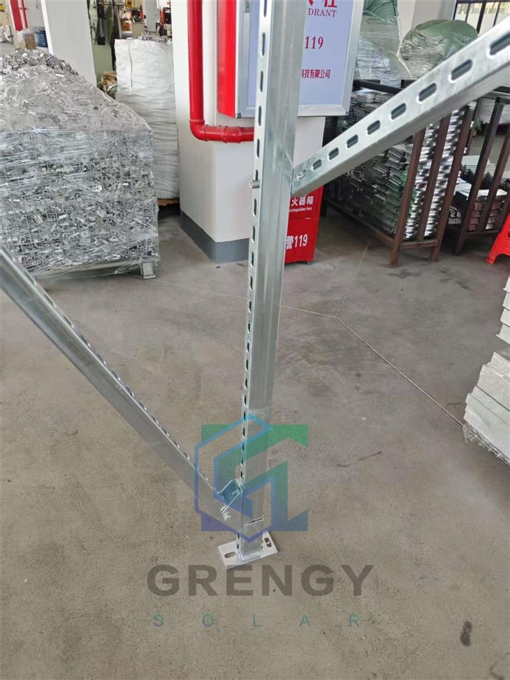 HDG Steel Solar Ground Mounting Structures