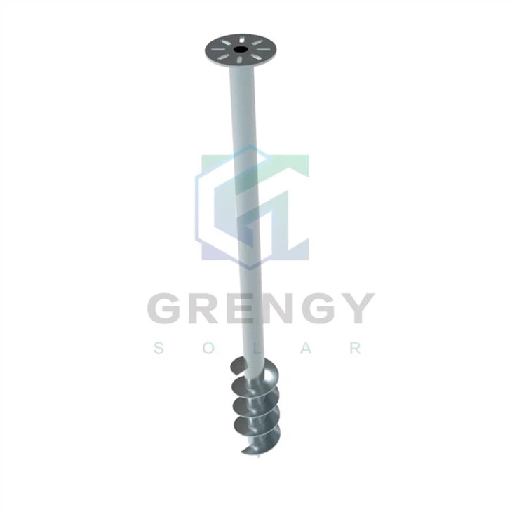 Heavy Duty Helical Screw Piles For Solar Ground Racking