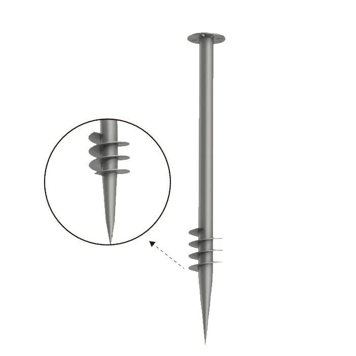 Heavy Duty Solar Screw Piles suppliers