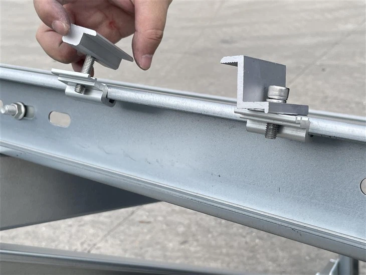 High-Performance ZAM Steel Solar Ground Mounting System For Utility Projects best