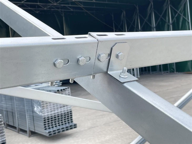 High-Performance ZAM Steel Solar Ground Mounting System For Utility Projects price