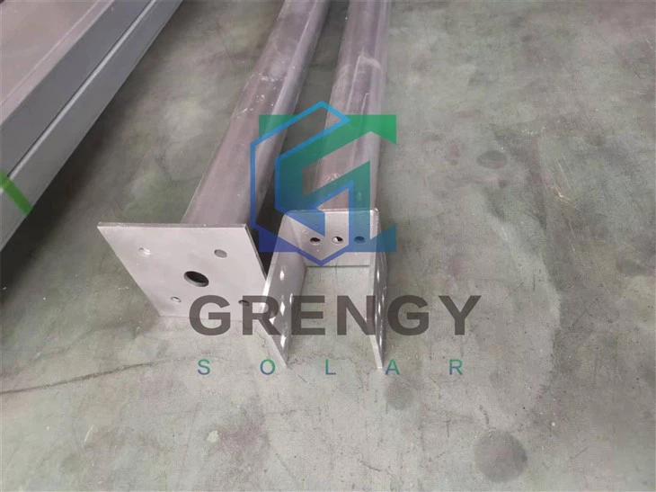 Hot DIP Galvanized Carbon Steel Galvanized Customized Photovoltaic Pile Ground Screw For Solar System