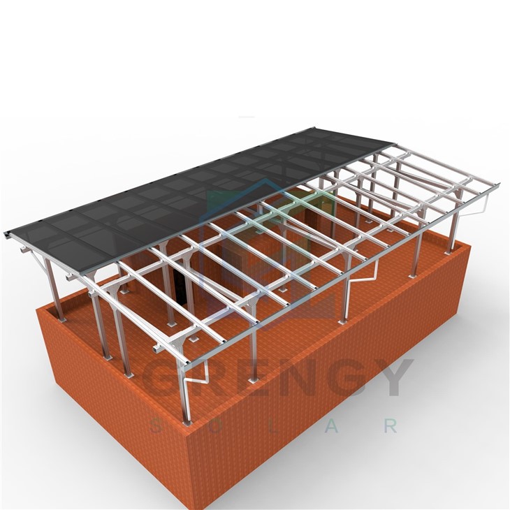 Industrial Solar Carports Engineered With Aluminum