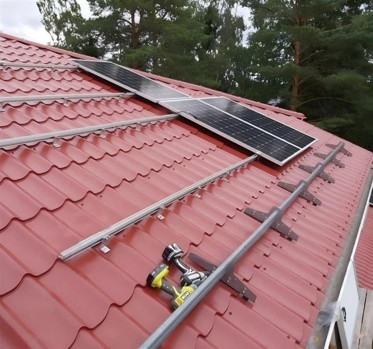Metal L Feet Solar Mount Bracket factory