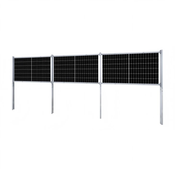 Rammed Pile Vertical Solar Mounting