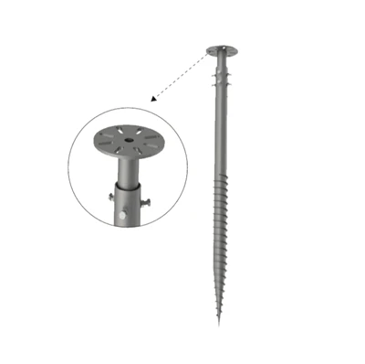 Adjustable Solar Ground Screw Anchor