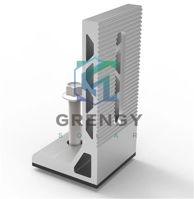 Aluminum Alloy Flat Roof Solar Panel Mount