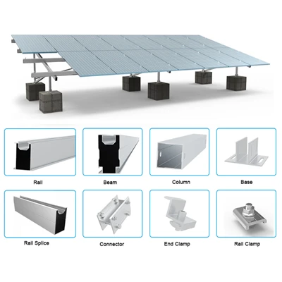 Aluminum Ground Mount PV Structure