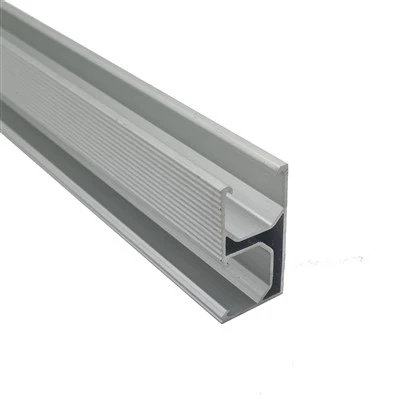 Anodized Aluminum Solar Mounting Rail