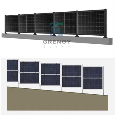 Vertical Bifacial Photovoltaic Fence