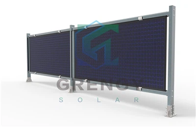 Bificial Solar Fence Mount