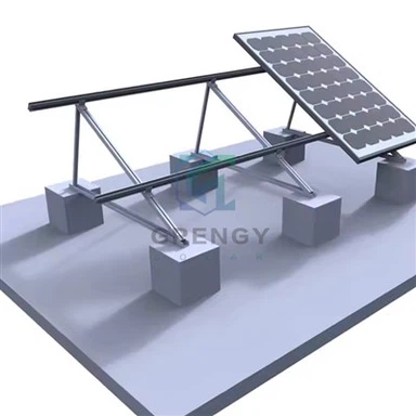 Concrete Block Solar Ground Mounting Frame System