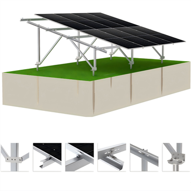 Corrosion Resistant ZAM Steel Solar Rack