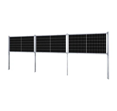 Dual-Use Vertical Solar Mounting Structure