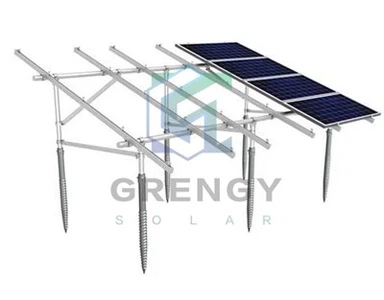 fixed ground solar mounting structure