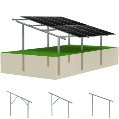 HDG Steel Solar Ramming Piles