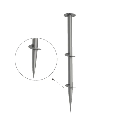 Heavy Duty Solar Screw Piles
