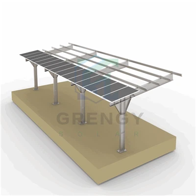 Hot-Dip Galvanized (HDG) Steel Solar Carports - Built For Durability