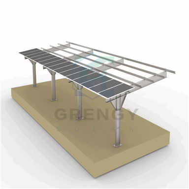 Hot-Dip Galvanized (HDG) Steel Solar Carports - Built For Durability