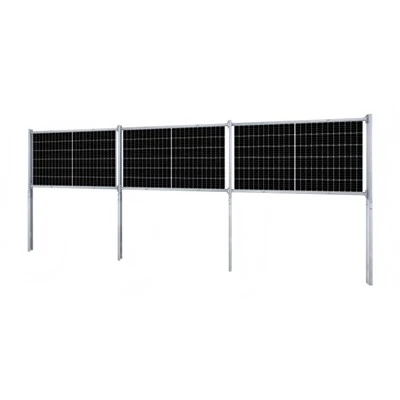 Rammed Pile Vertical Solar Mounting