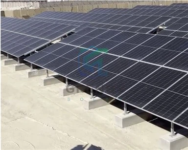 Solar Ground Concrete Base Mounting System