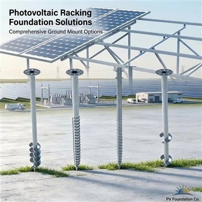 Solar Ground Screw Helical Pile