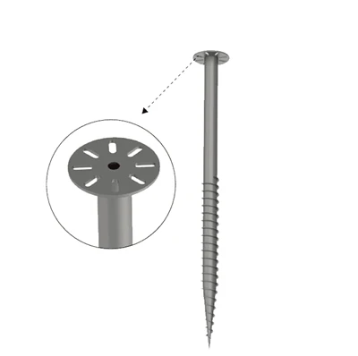 Solar Ground Screw Pile Foundation
