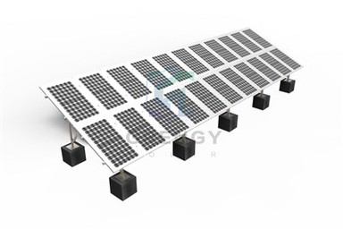 Solar Panel Racking System Concrete Base