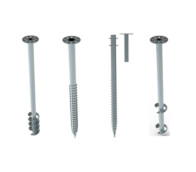 Steel Screw Pile Ground Foundation