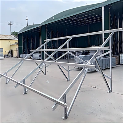ZAM Steel Ground Mounting System For Large-Scale Solar Farm