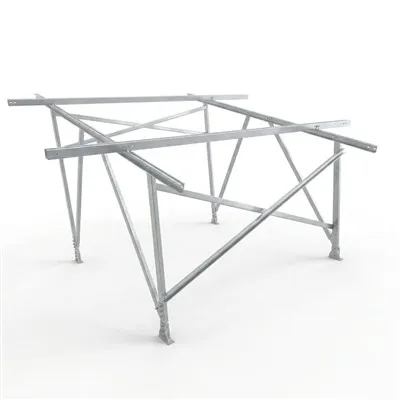 ZAM Steel Solar Mounting System With High Corrosion Resistance