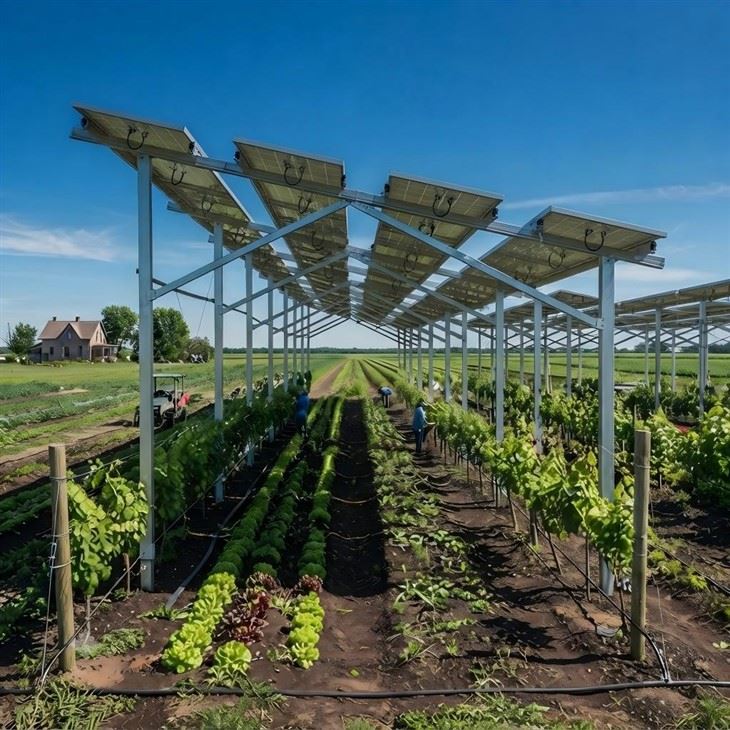 Solar Farm Agricultural Mounting