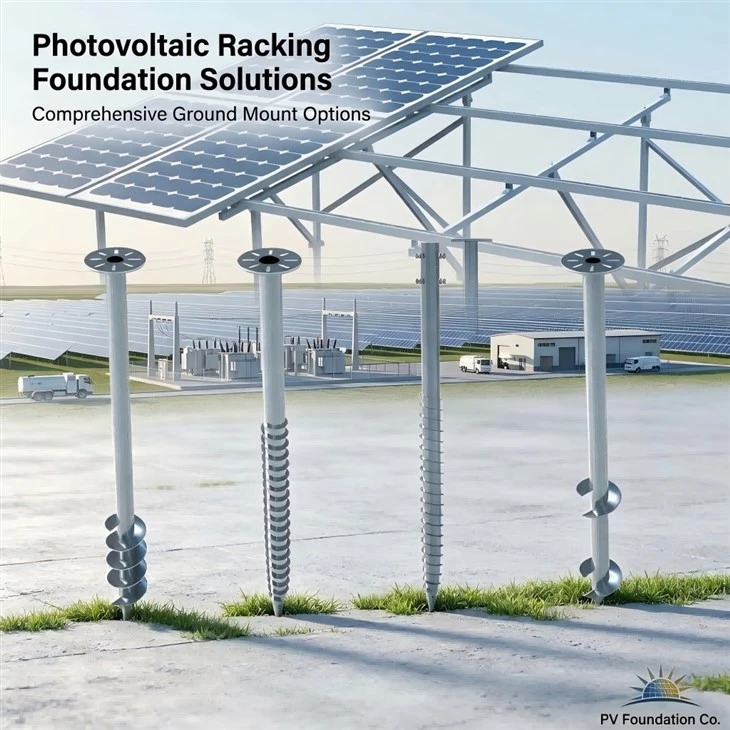 Solar Ground Screw Helical Pile