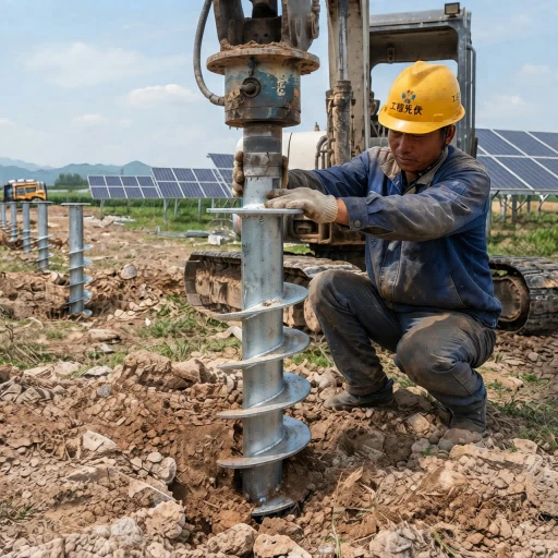 Solar Panel Ground Screw Anchor high quality
