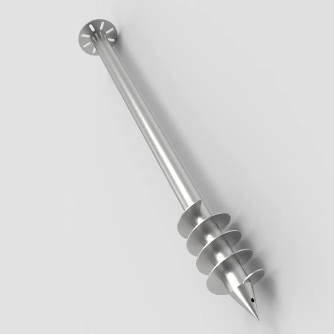 Solar Panel Ground Screw Foundation