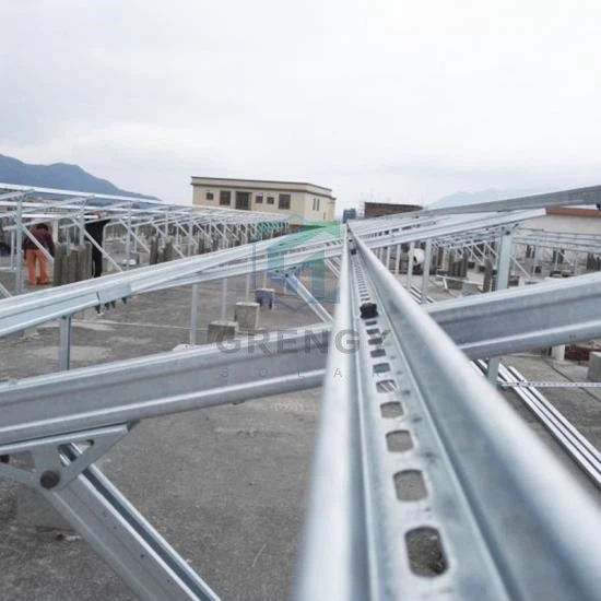 Solar Panel Racking System Concrete Base