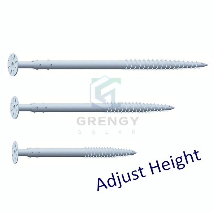 Adjustable Solidity Screw Piles