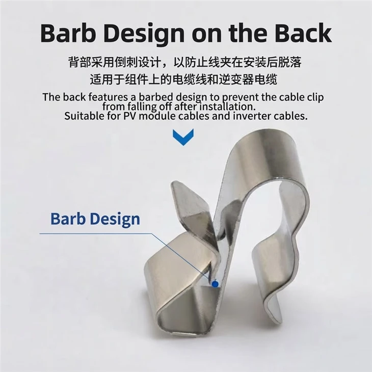 Stainless Steel Clips For 4 Wires high quality