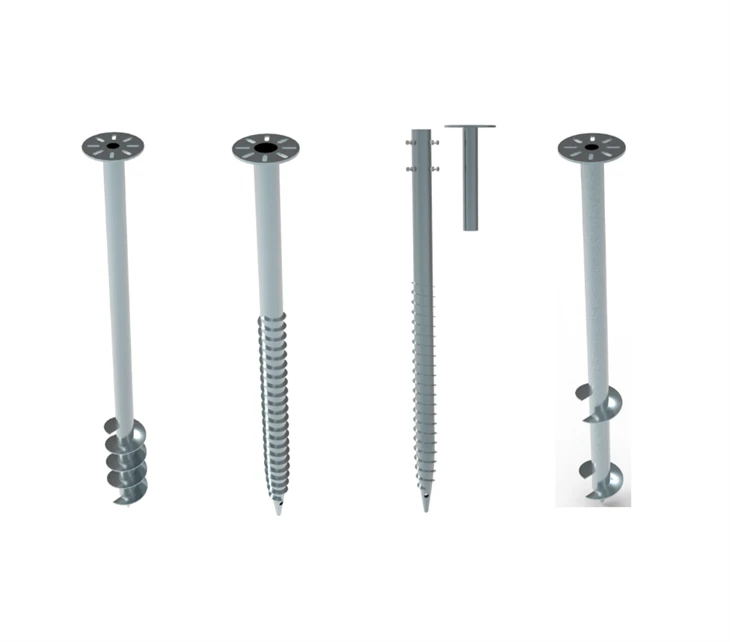 Steel Screw Pile Ground Foundation