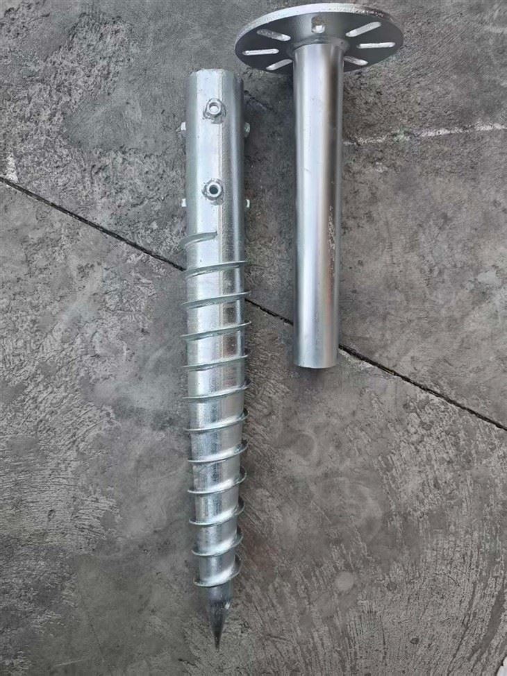 Terrain-Adaptive ZAM Steel Ground Mounting System With Adjustable Foundation factory