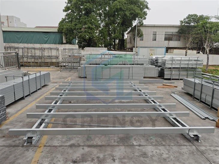 The Sustainable Choice For Commercial Solar Carports: Zn-Al-Mg Frames factory