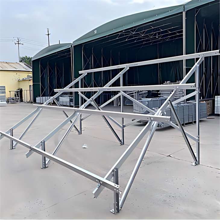 ZAM Steel Ground Mounting System For Large-Scale Solar Farm
